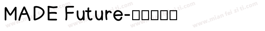 MADE Future字体转换
